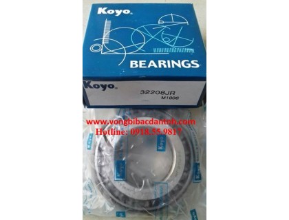 VÒNG BI-BẠC ĐẠN-Ổ BI KOYO 32208JR